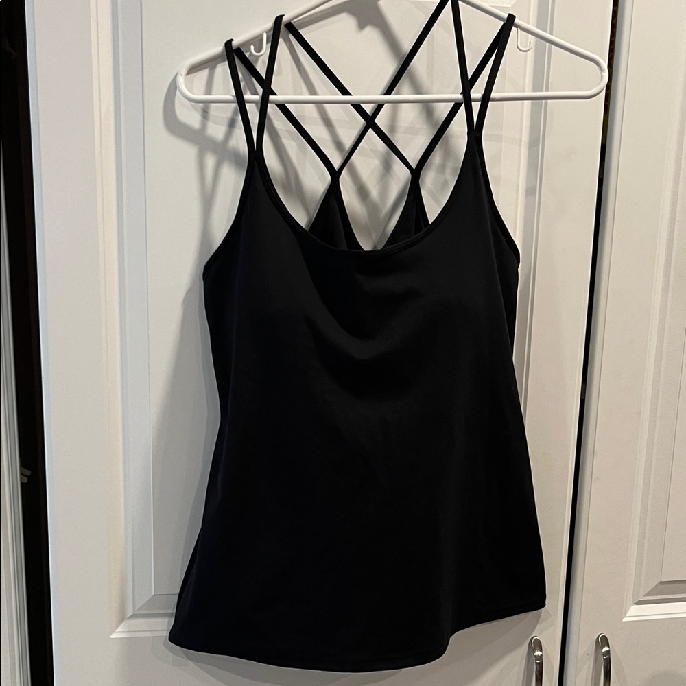 Old Navy Active Powersoft Black Strappy Tank